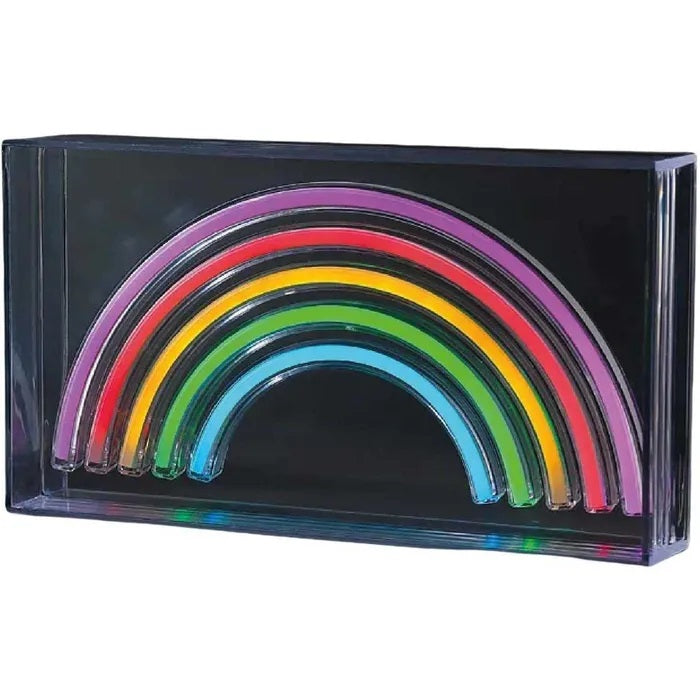 Sifcon Rainbow Neon LED Light Multicoloured 23cm x 13cm x 4cm EL0300