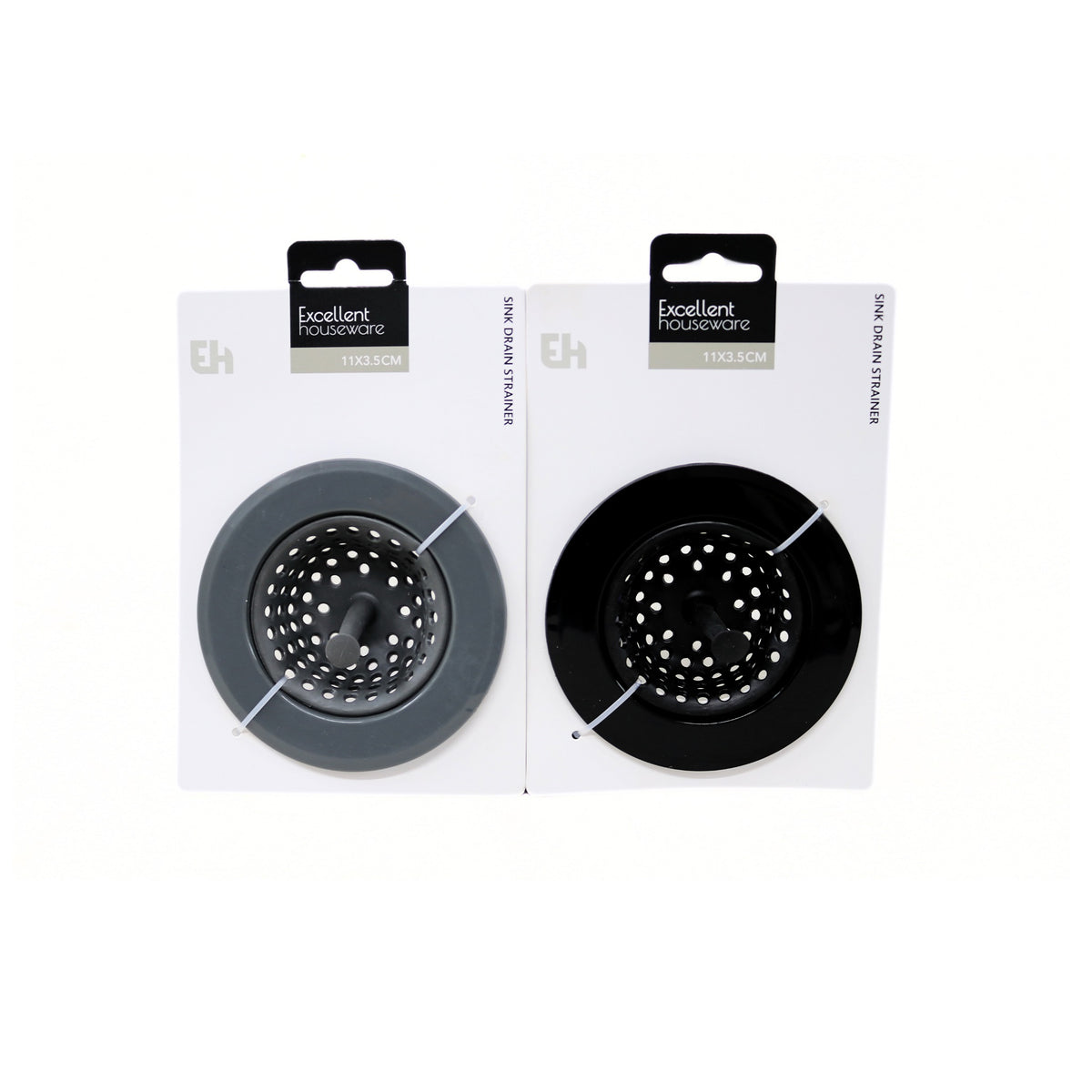 Excellent Houseware TPE Sink Drain Strainer Assorted 11cm x 3.5cm Pack of 1 179652260