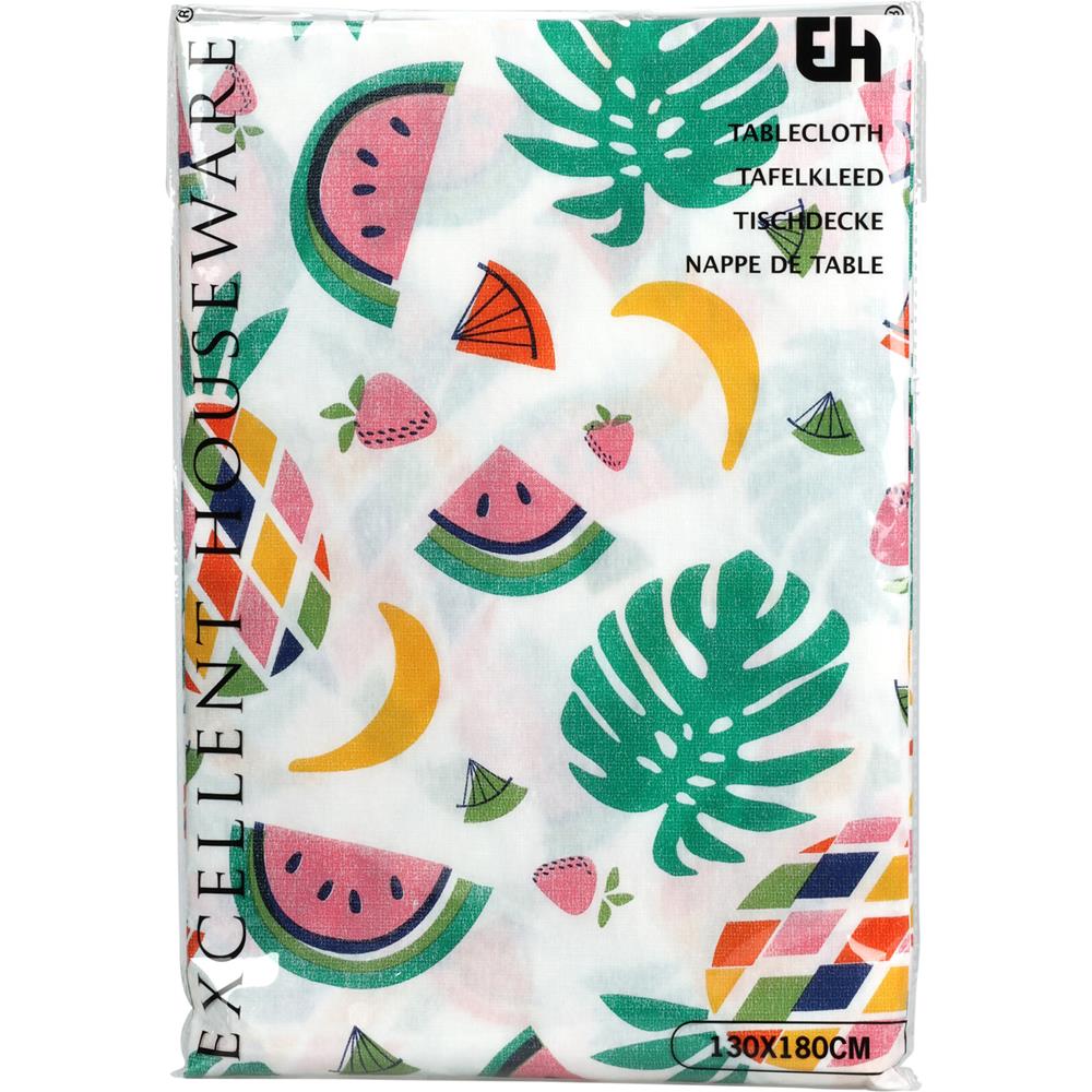 Excellent Houseware Table Cloth Assorted 130cm x 180cm Pack of 1 CY2702700