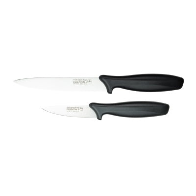 RF Essentials Utility Knife Set Black Pack of 2 2UT8007UT | 9cm Paring Knife | 12cm Utility Knife