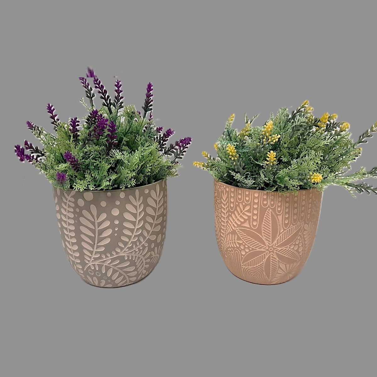 Flower Pot Assorted 135mm x 125mm Pack of 1 66900310