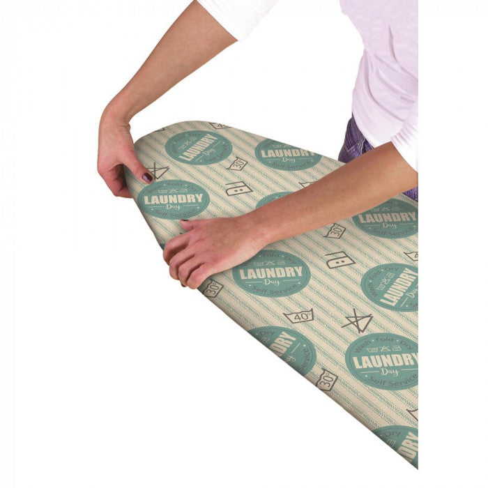 Country Club Ironing Board Cover Assorted Colours LAU221194 | Quick and Easy Fitting | Machine Washable | Deep Double Layer | Fits Most Ironing Boards