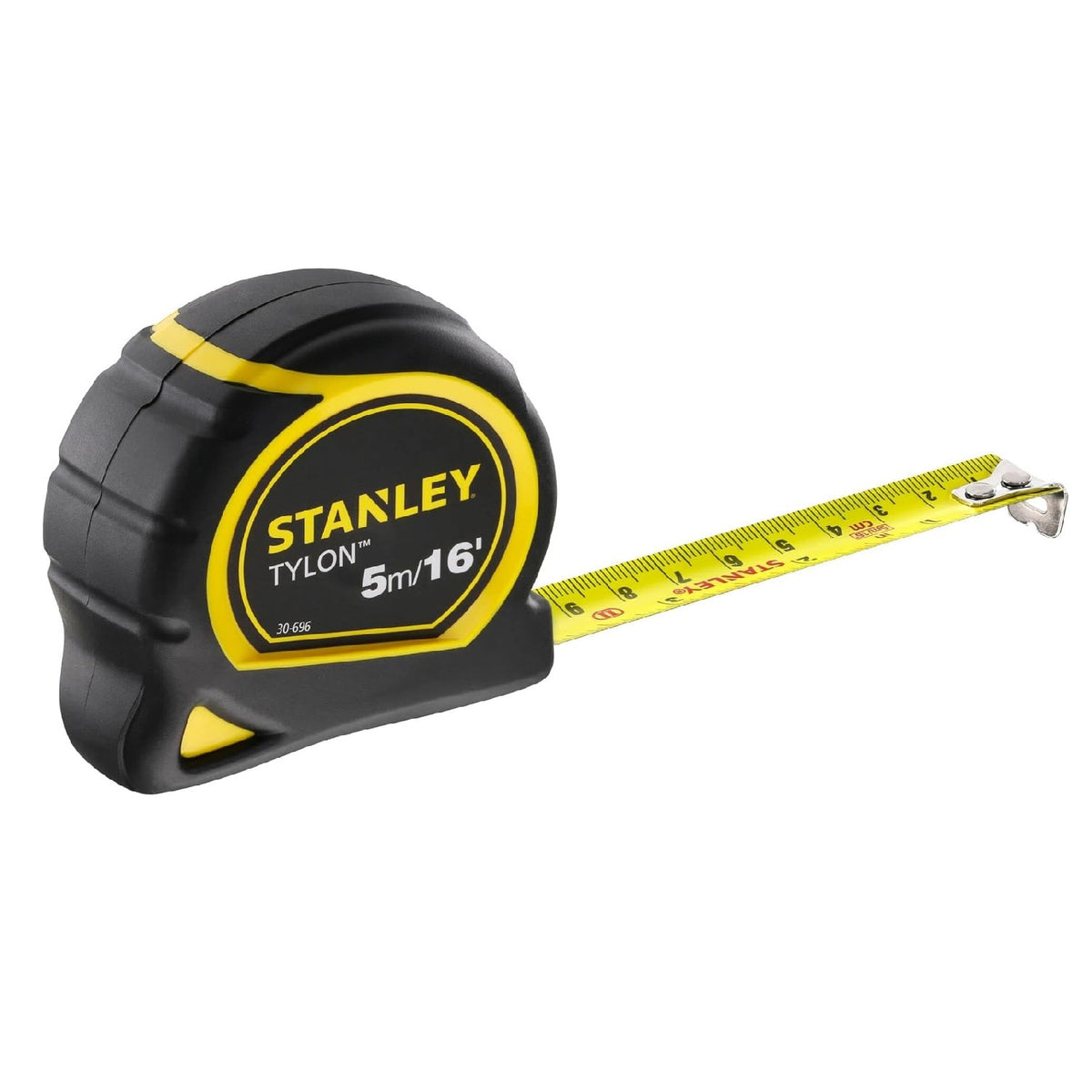 Stanley Tylon Tape Measure Black and Yellow 5Mtr -16ft 1-30-696