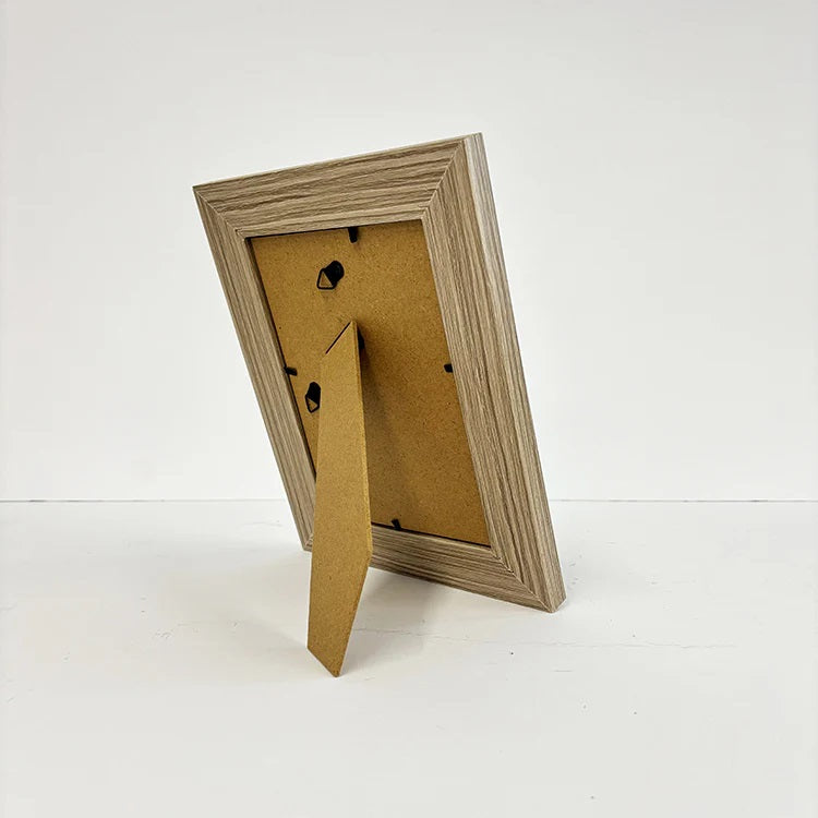 SiL Wooden Layer Edge Photo Frame with Stand and Hanging Hooks White 26cm x 31cm x 2cm 542g PH2634 | Elegant Picture Frames for Home and Office Decor