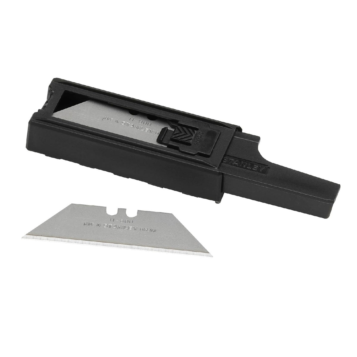 Stanley Fatmax Heavy Duty Tungsten Carbide Utility Knife Blades Silver Pack of 10 2-11-800 | 10x Longer Life
