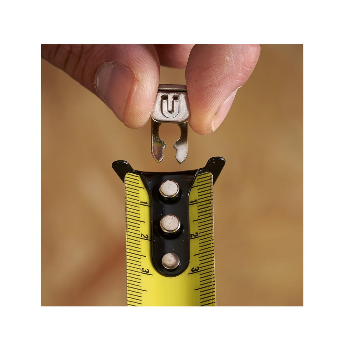 Stanley Control - Lock Tape Measure Black and Yellow 8Mtr-26Ft STHT37236-5 | Finger Brake for Blade Control