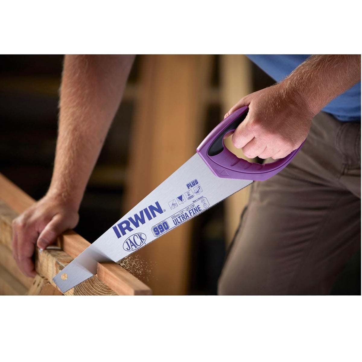 Irwin Jack Plus 990 Toolbox Saw Multicolour 13-Inch 10503632 | Ultra Fine