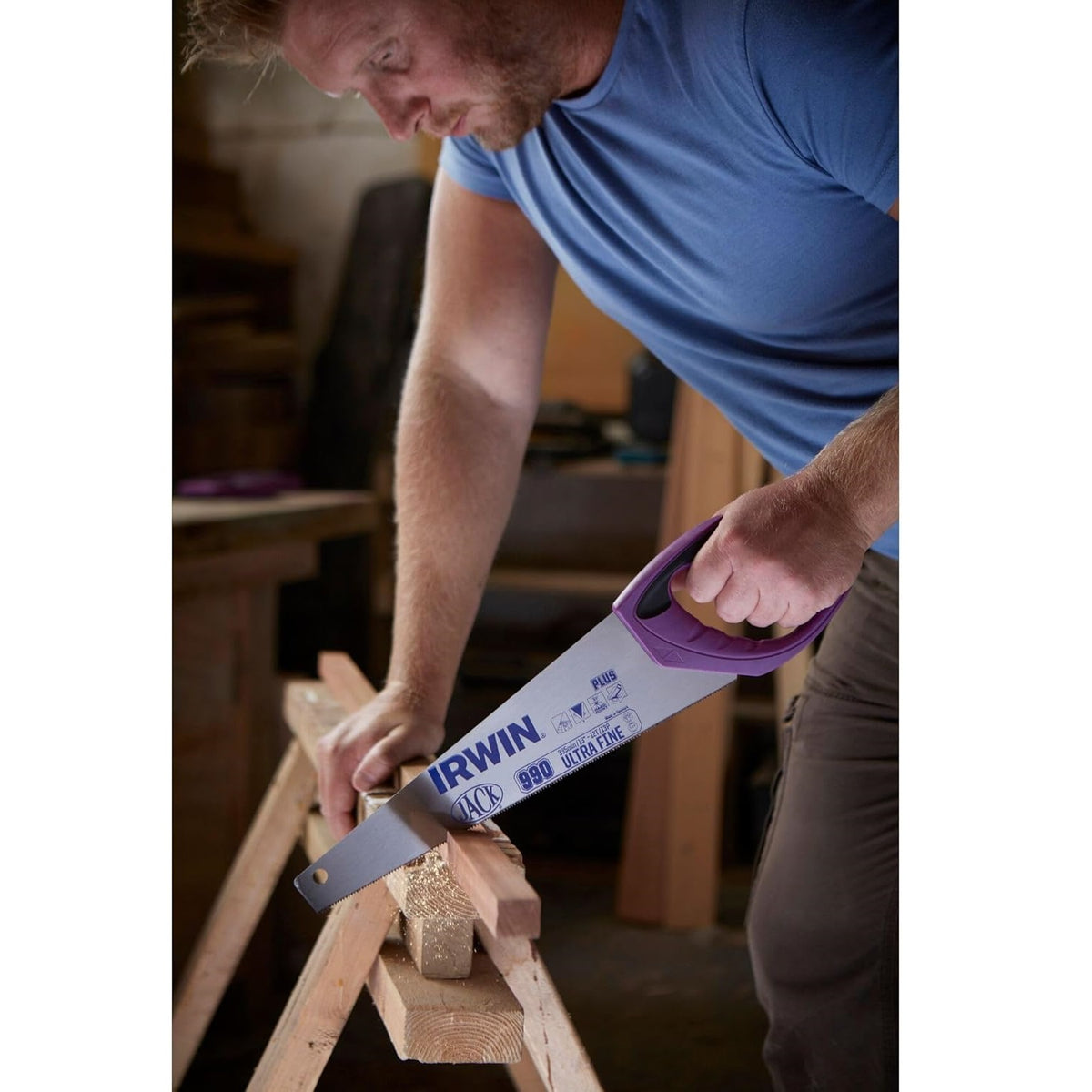 Irwin Jack Plus 990 Toolbox Saw Multicolour 13-Inch 10503632 | Ultra Fine