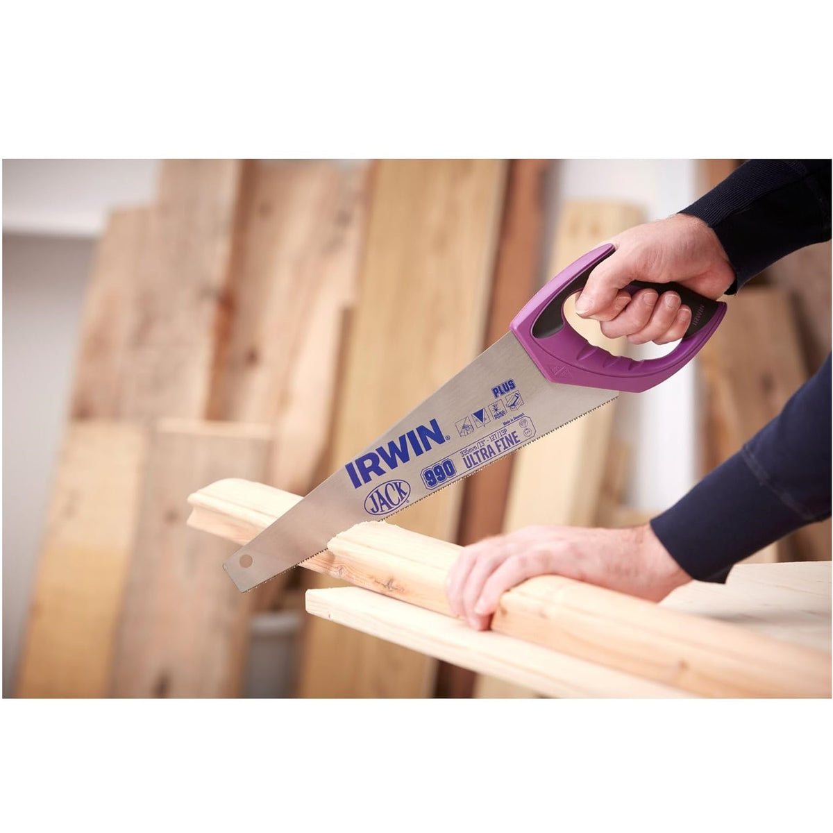 Irwin Jack Plus 990 Toolbox Saw Multicolour 13-Inch 10503632 | Ultra Fine
