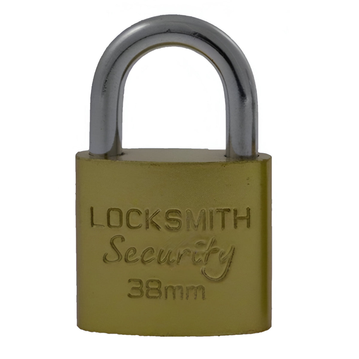 Locksmith Security Padlock Golden 38mm 38MMPL-NEW | Complete with 3 Keys