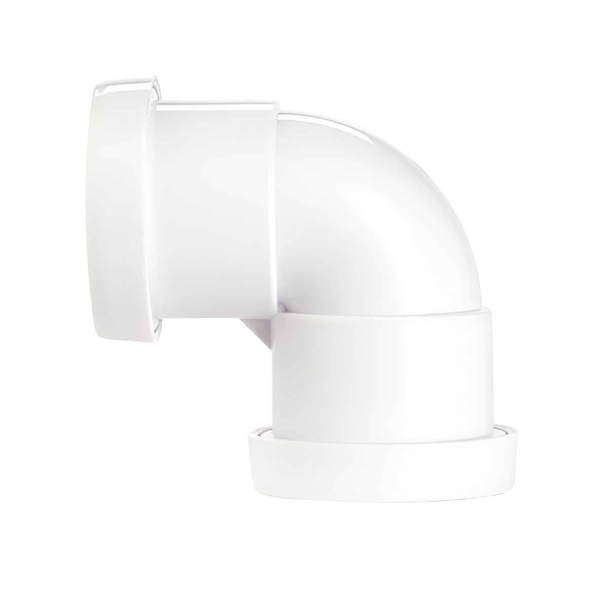Securplumb Push Fit 90 Degree Bend White 40mm SU8752