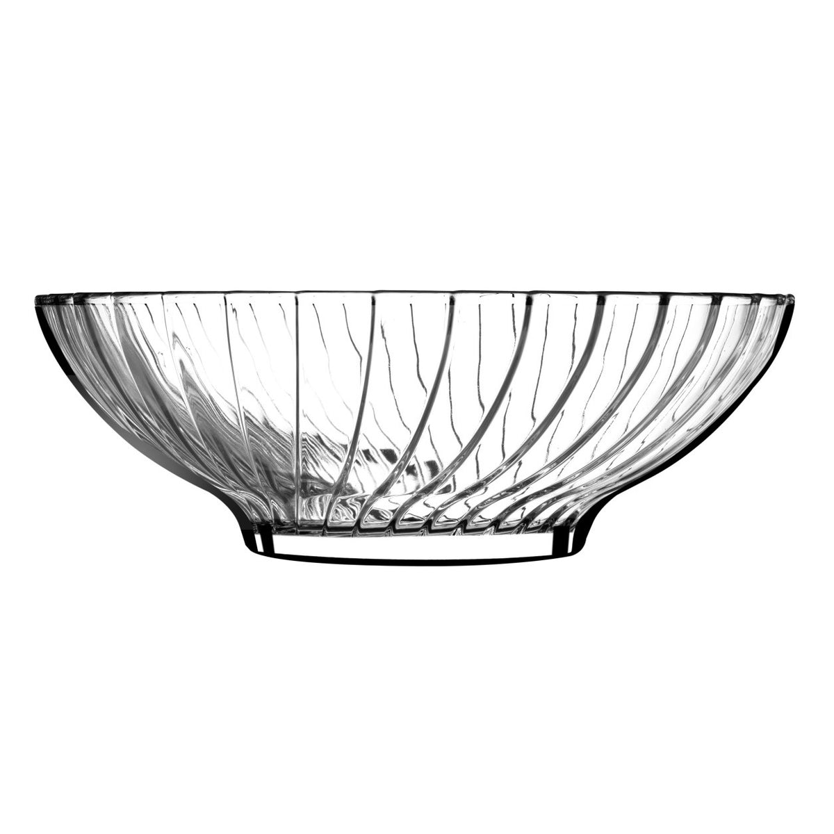 Pasabahce Bouquet Glass Salad Bowl Clear 1370ml 8.5-Inch 530124 | For Fruits-Snacks and Salads