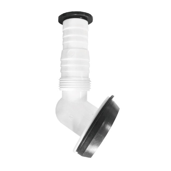 Securplumb Replacement Waste Spigot White and Black 40mm SU8785