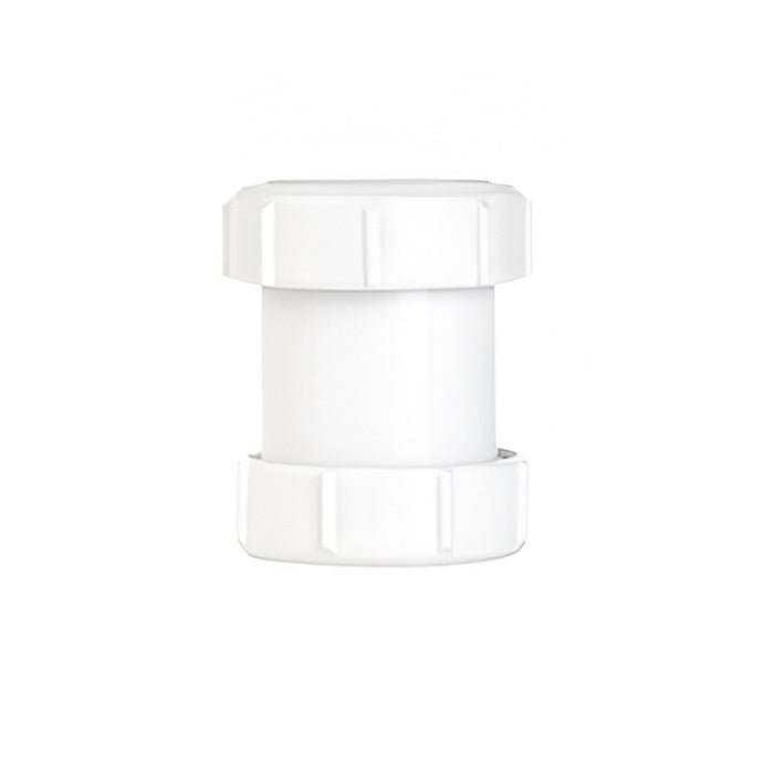 Securplumb Compression Straight Connector White 40mm SU8764