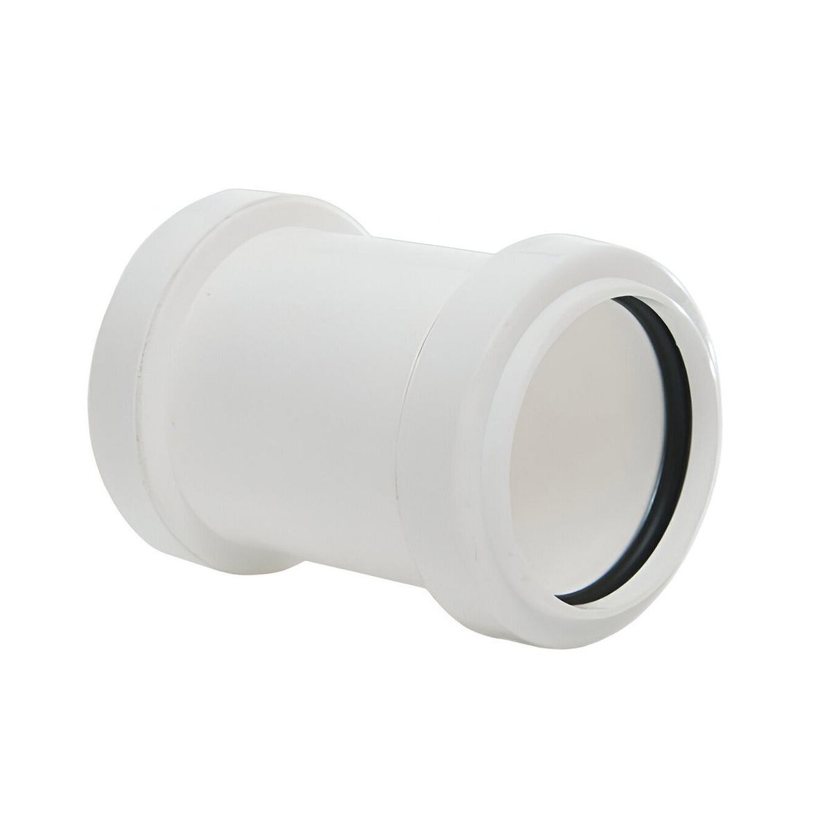 Securplumb Pushfit Straight Connector White 40mm SU8754