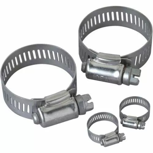Blackspur Hose Clamp Set Silver Assorted Sizes Pack of 10 HC100