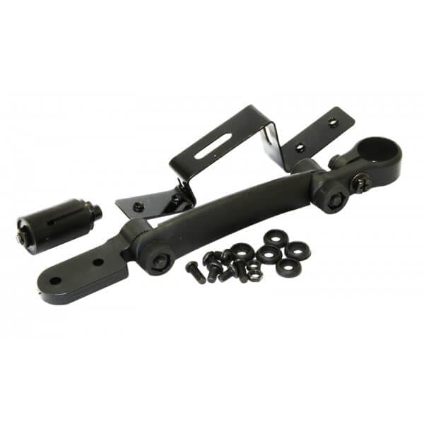 Rolson Bike Front and Rear Mud Guard Black 43229 | Suitable for Wheel Size 24-26-Inch | Supplied with Fixing Brackets