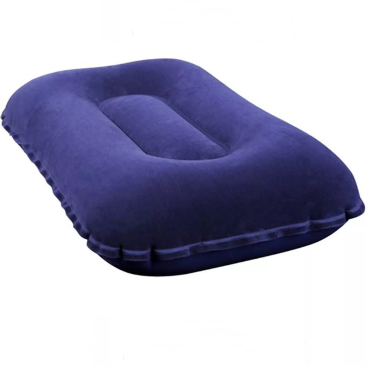 ProCamp Camping Inflatable Pillow Purple 42cm x 26cm CAM7993 | Waterproof PVC Material | Travel Pillow with Soft Flocked Surface | Includes Repair Patch