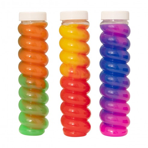HTI Jokes and Gags Swirl Slime Assorted Colours Pack of 1 1376671 | Super Gooey Colourful Slime Toy for Kids | Fun Sensory Toy for Ages 3 Plus