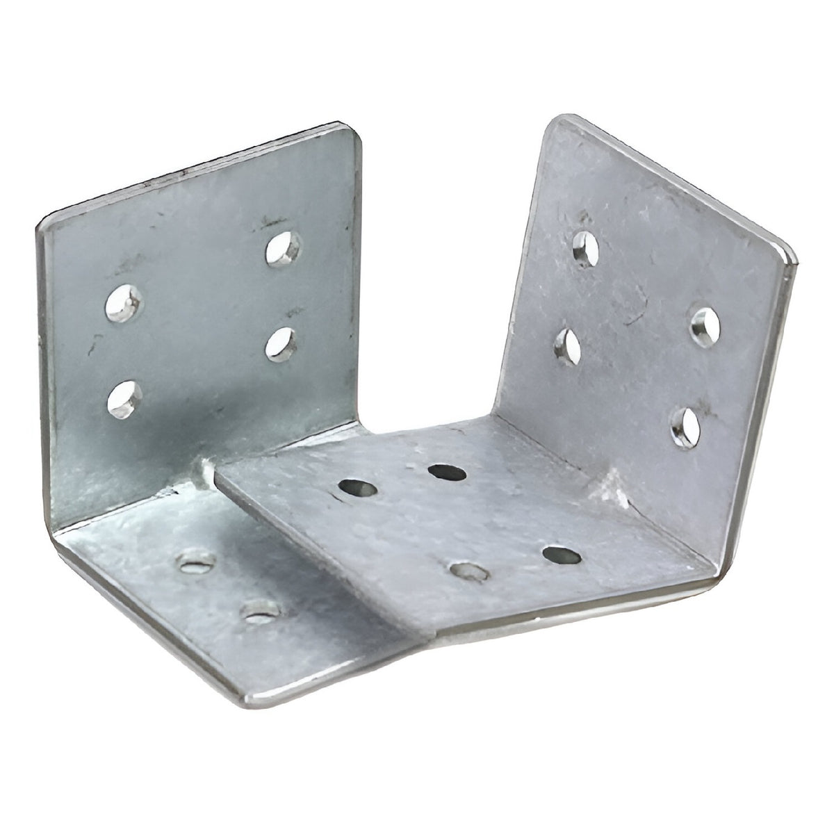 Bulk Hardware Corner Braces Bright Zinc Plated 100mm Pack of 10 FB836