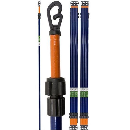 Prima Twist Lock Extendable Clothes Line Prop Blue 22065C | Extends to 2.6Mtr | Heavy Duty Powder Coated | Easy to Operate Twist and Lock | Lightweight