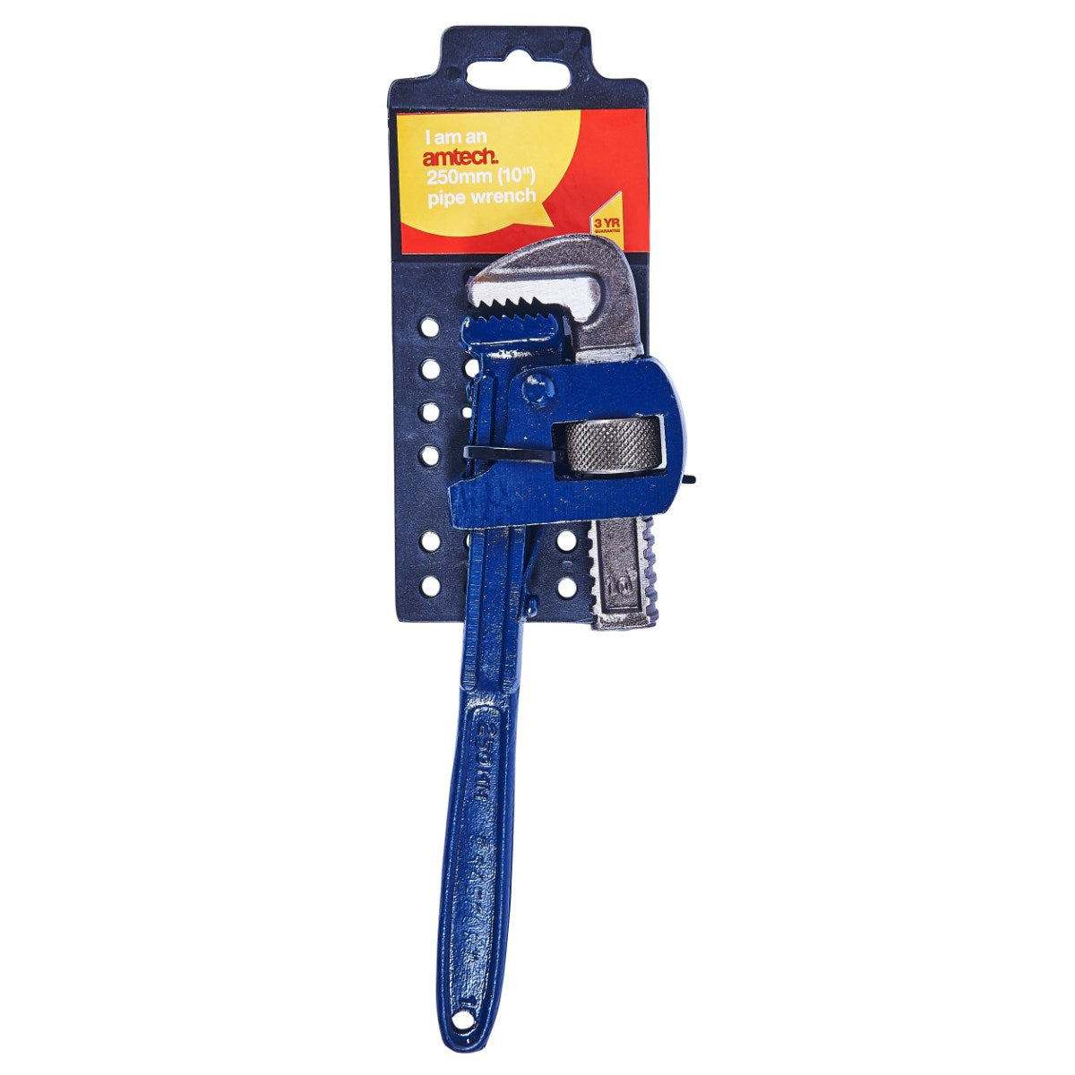 Amtech Pipe Wrench Blue 10-Inch C0800