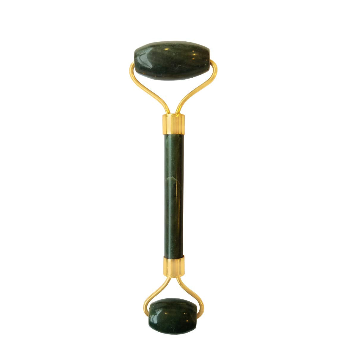 Forever Beautiful Dual-Ended Jade Facial Roller Golden PER11651 | Facial Massager with Dual Rollers | Massager for Face-Puffiness and Skin Tone