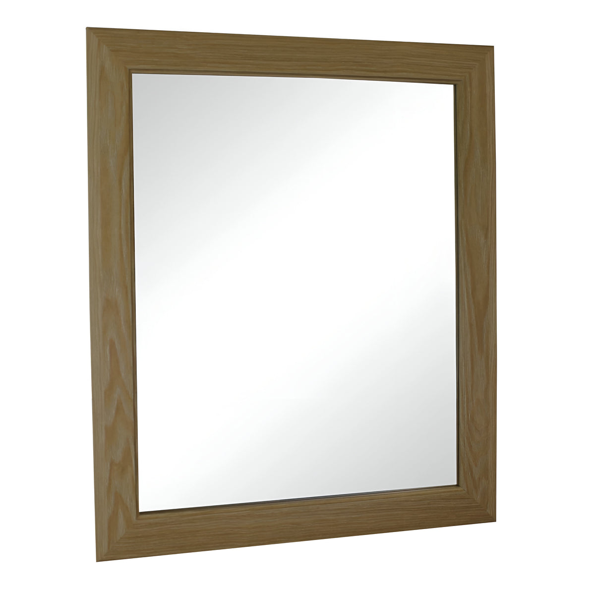SIL Light Oak Wood Mirror Brown 59cm x 49cm x 2cm MI0804