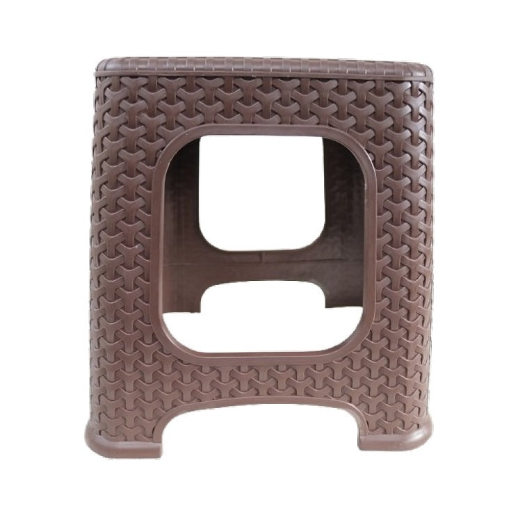 Saralplastik Number 2 Eco Rattan Stool Brown Medium S2003