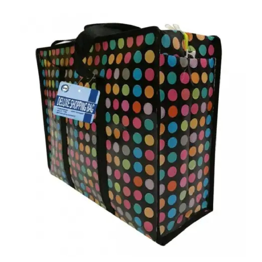 DID Deluxe Shopping Bag Assorted Designs 60cm x 45cm x 20cm Pack of 1 HH2602 | Convenient | Easy to Carry | Multi - Use