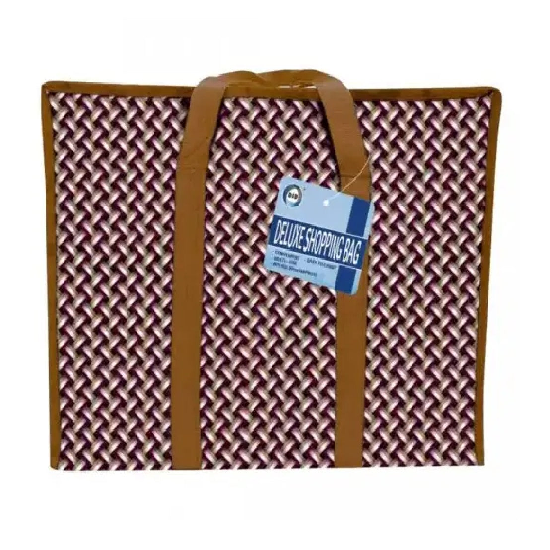 DID Deluxe Shopping Bag Assorted Designs 60cm x 45cm x 20cm Pack of 1 HH2602 | Convenient | Easy to Carry | Multi - Use