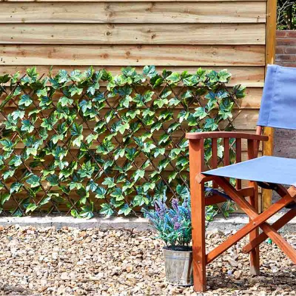 Smart Garden Faux Decor Maple Leaf Trellis Green 180cm x 60cm 5045081 | UV Protected | Attached to an Expandable Willow Trellis | Maintenance-Free Home Decor | Use Vertically or Horizontally | A Stylish Alternative to Traditional Fencing