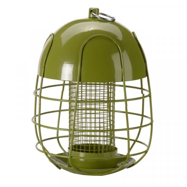 Chapelwood Acorn Squirrel-Proof Peanut Bird Feeder Green 20.7cm x 16.7cm 7512019 | Durable Feeder Helps Keep Squirrels and Large Birds at Bay | Strong Powder-coated Steel Cage