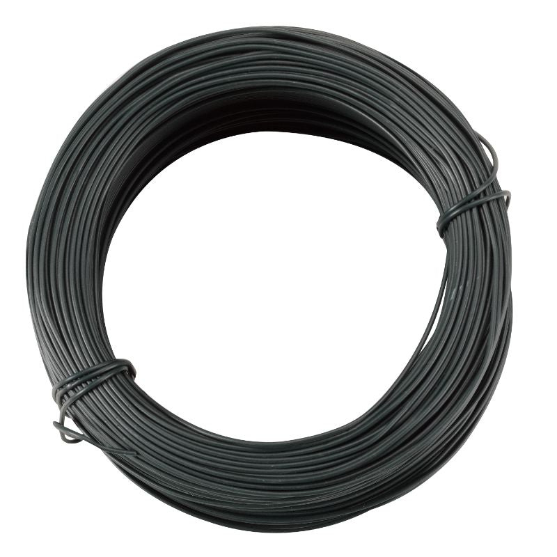 Smart Garden Useful PVC Coated Garden Wire Green 25Mtr x 3.5mm 8812029 | Tying Wire for Plant Support-Fencing and DIY Projects