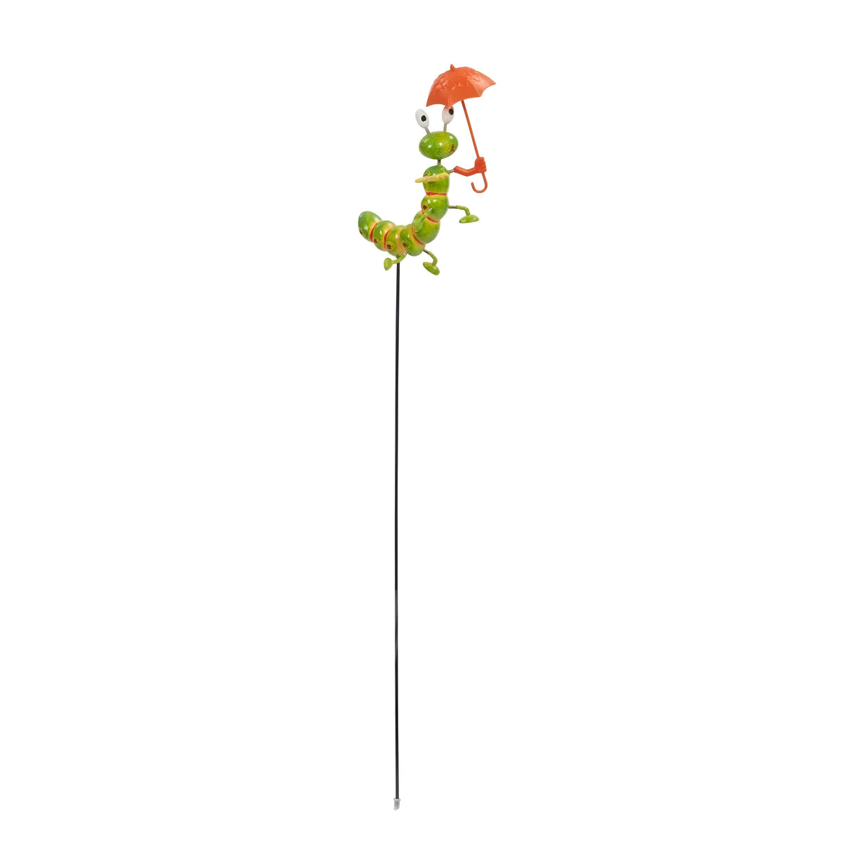 Smart Garden Flamboya Brolly Bug Loony Stake Assorted H53cm Pack of 1 5031061 | Fun and Colourful Border Stake | Enhances Flowerbeds - Borders and Pots | Hand Painted