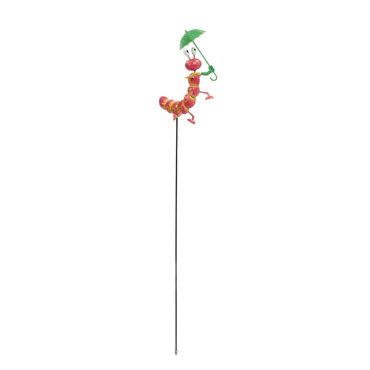 Smart Garden Flamboya Brolly Bug Loony Stake Assorted H53cm Pack of 1 5031061 | Fun and Colourful Border Stake | Enhances Flowerbeds - Borders and Pots | Hand Painted