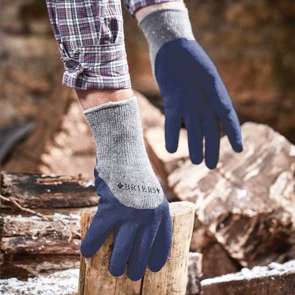 Smart Garden Cosy Gardener Thermal Briers Gloves Assorted Colours Size - L Twin Pack 4550011 | Hi - Grip | Comfort Lining | Stretch Cuff