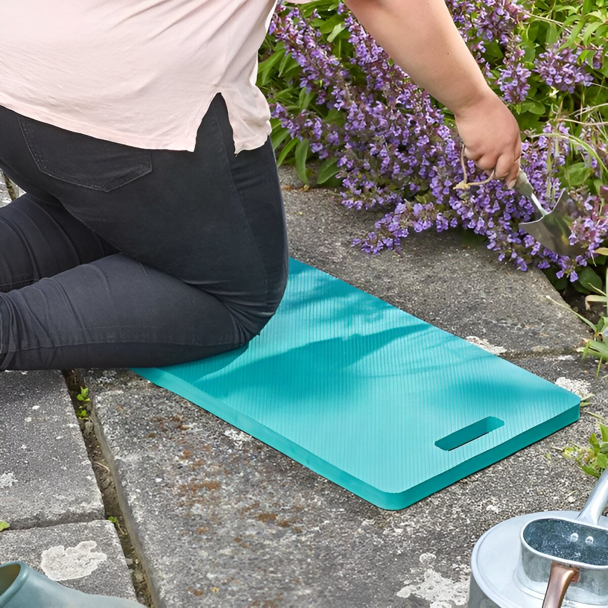 Smart Garden Useful Jumbo Comfi Kneeler Cushion Green L86cm x W39cm D2.5cm 8850054 | Super Thick
