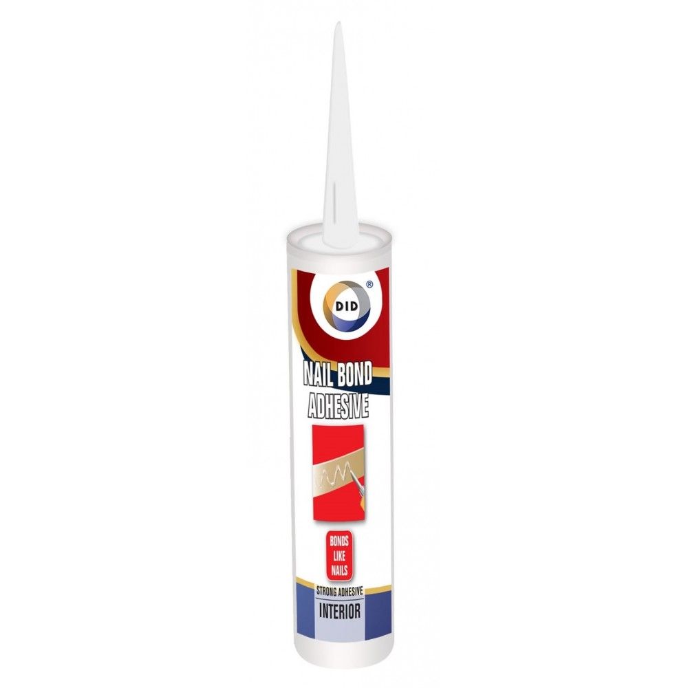 DID High Strength Multipurpose Nail Bond Adhesive White 260ml HW5864 | Strong Interior Grab Adhesive | Bonds Like Nails | Sealant for DIY and Home Projects