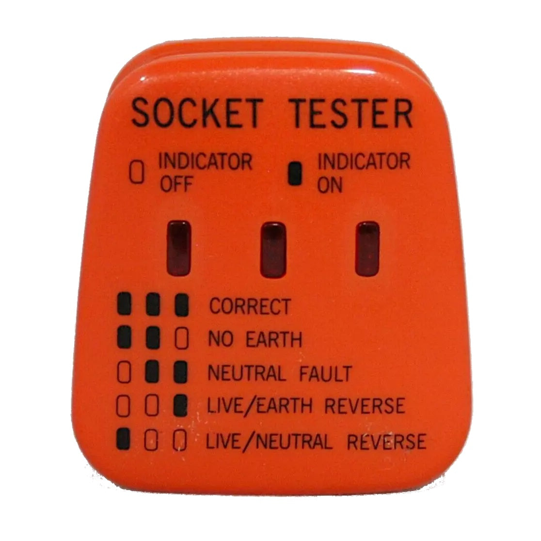Lyvia Plug in Socket Tester Red 1677