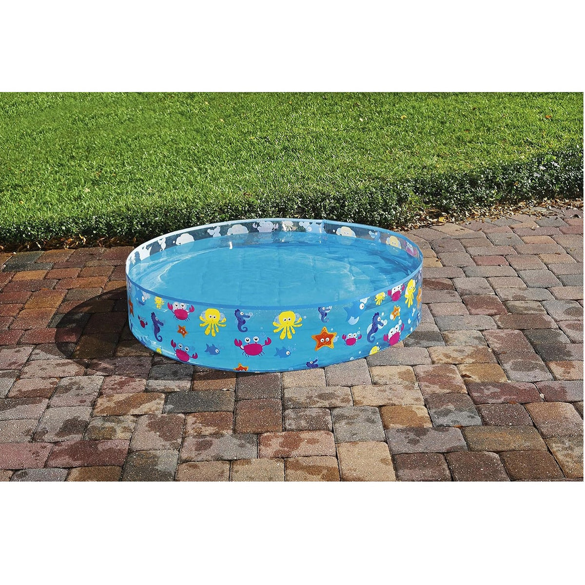 Bestway Fill-N-Fun Sea Creature Paddling Pool Blue 48-Inch x 10-Inch BW55028