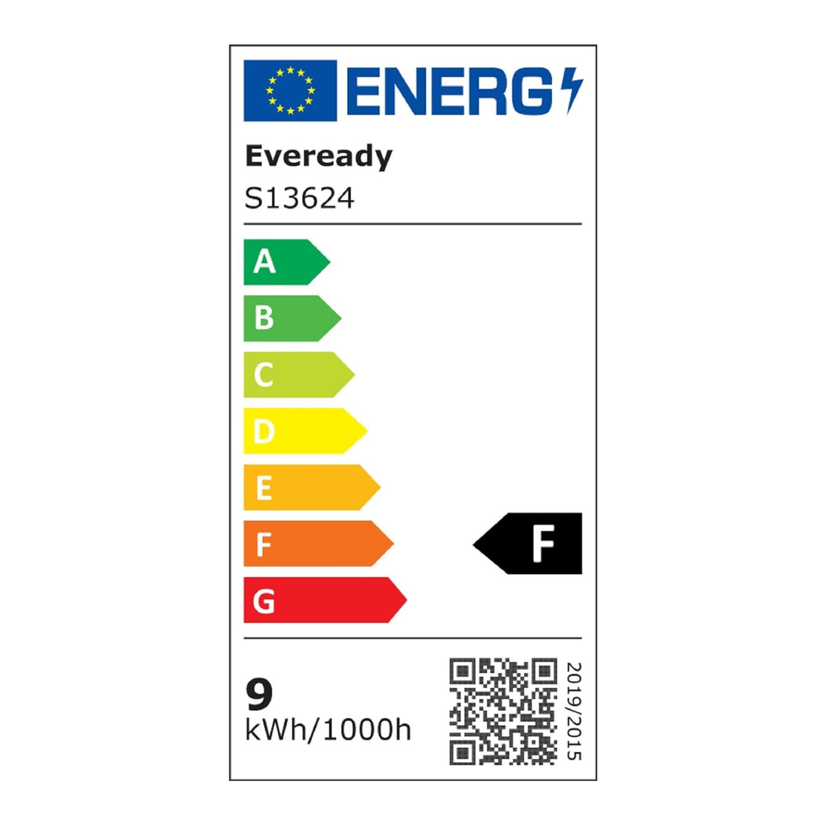 Eveready Round LED GLS Light Bulb 60W Warm White S13624 | E27 Edison Screw | 806 Lumens | Energy Saving | Non-dimmable | Light Output 3000k