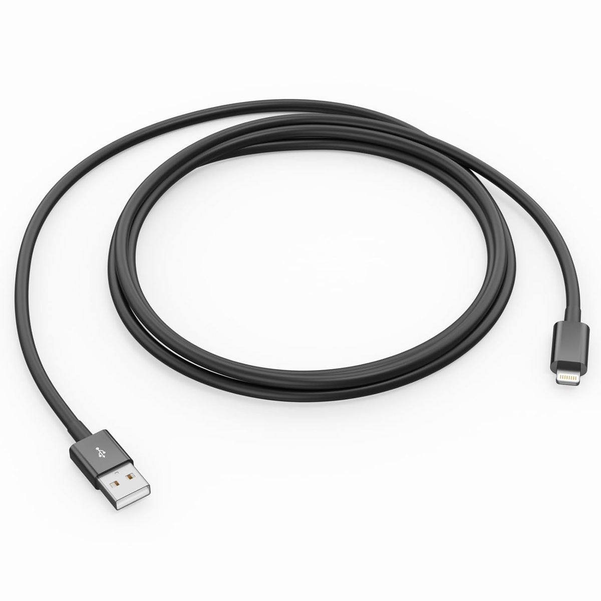 Essential Electrical Braided Mobile Charge Cable Black 1Mtr 1394 | Lightning to USB A