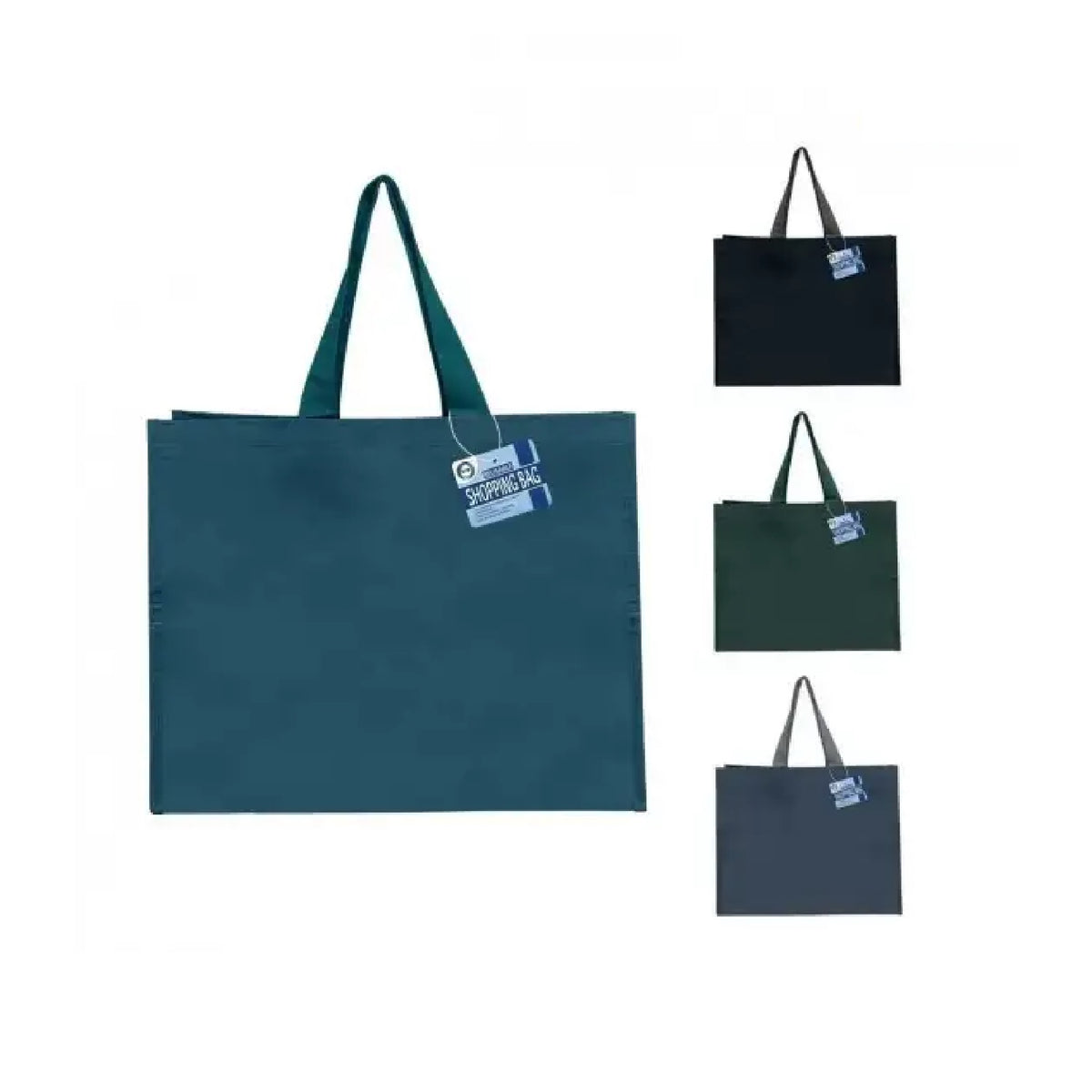 DID Reusable Shopping Bag Assorted Colours 44cm x 36cm x 20cm Pack of 1 HH2669 | Eco - Friendly Option to Plastic Carrier Bags | Perfect Durable Shopper