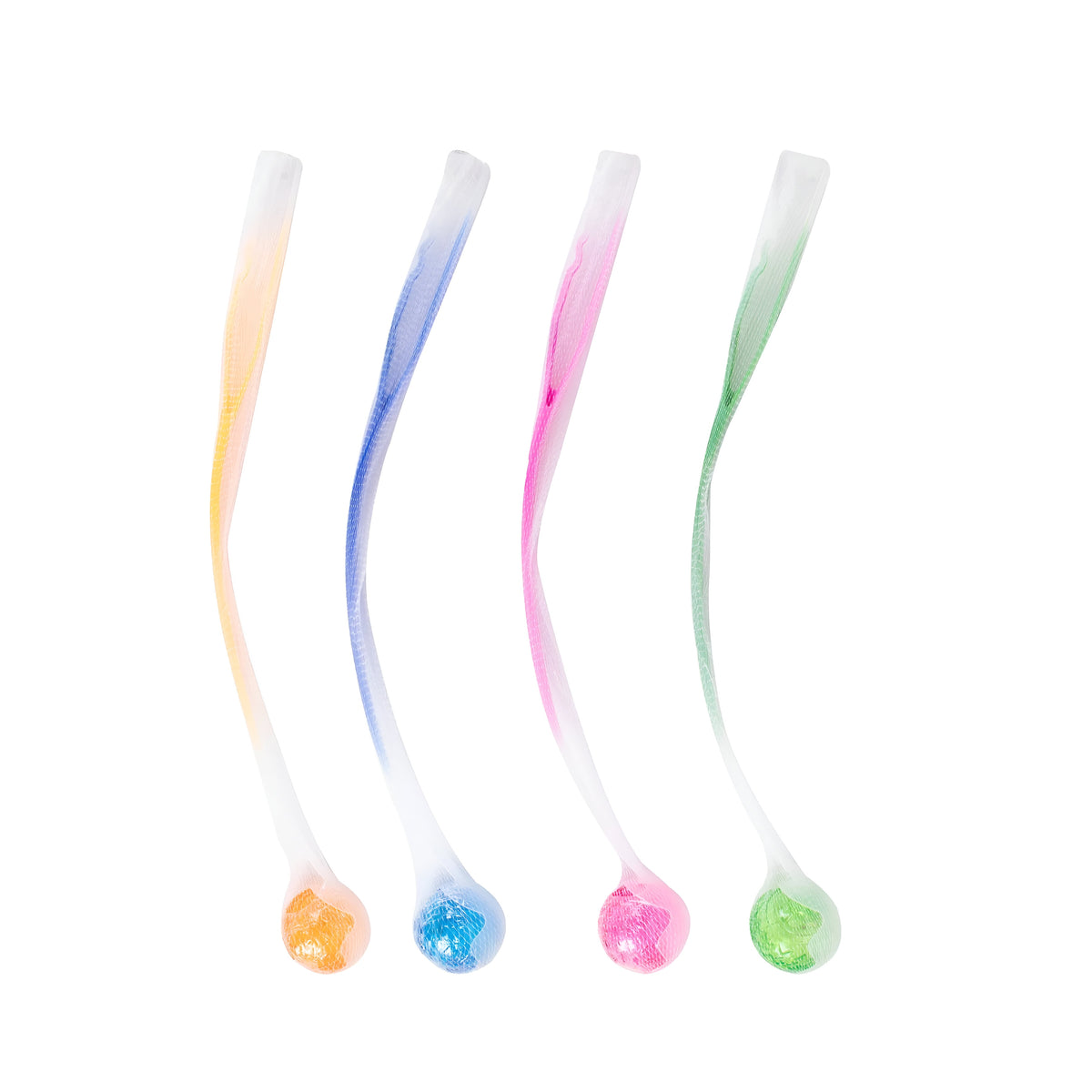 RSW Smart Choice Ball Chucker with Squeaky Rubber Ball Assorted Colours 60cm Pack of 1 SC127 | Squeaks | Dental | Great for Games of Throw and Fetch | Easy to Pick up the Ball with the Hands Free Design