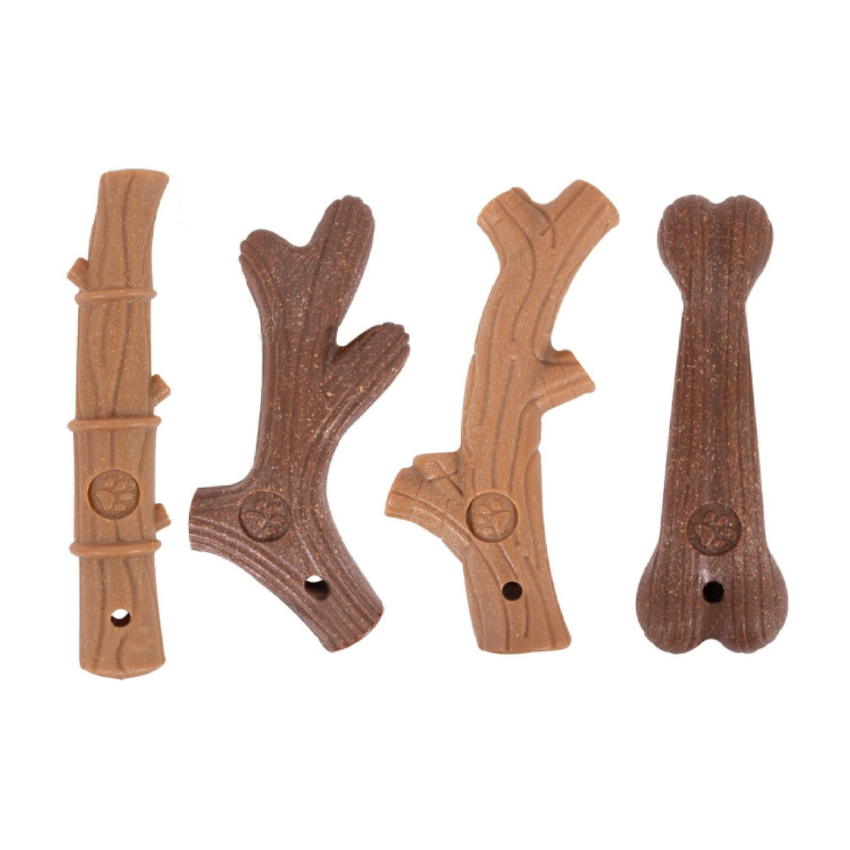 RSW Smart Choice Bamboo Dental Toy Assorted Pack of 2 SC1615 | Made with Bamboo Fibre | Dental | Strong | Durable and Long Lasting | Helps Maintain Dental Hygiene | Bamboo is a Species of Grass that Grows in Abundance 30 Times Faster than Trees | It Produces 30 Times More Oxygen and Absorbs Considerably More Carbon Dioxide