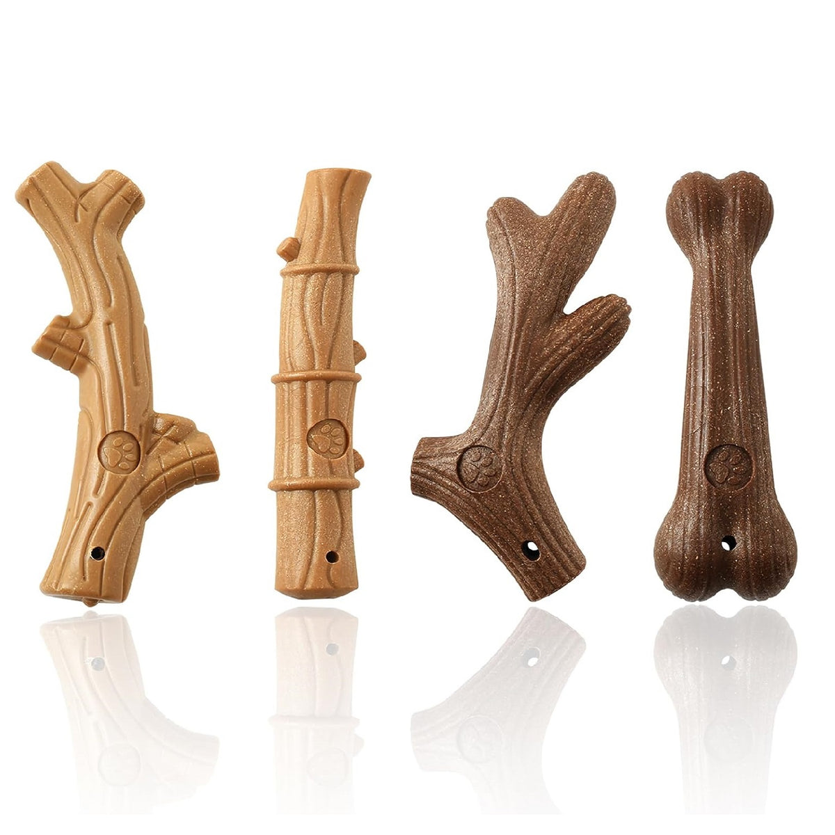 RSW Smart Choice Bamboo Dental Toy Assorted Pack of 2 SC1615 | Made with Bamboo Fibre | Dental | Strong | Durable and Long Lasting | Helps Maintain Dental Hygiene | Bamboo is a Species of Grass that Grows in Abundance 30 Times Faster than Trees | It