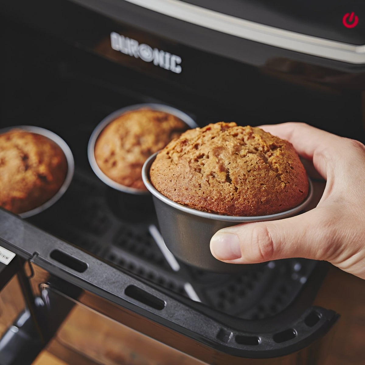 Betterware Air Fryer Accessories Deep Round Tins Assorted 9cm Pack of 4 71200 | High Performance | Non-Stick | Dishwasher Safe