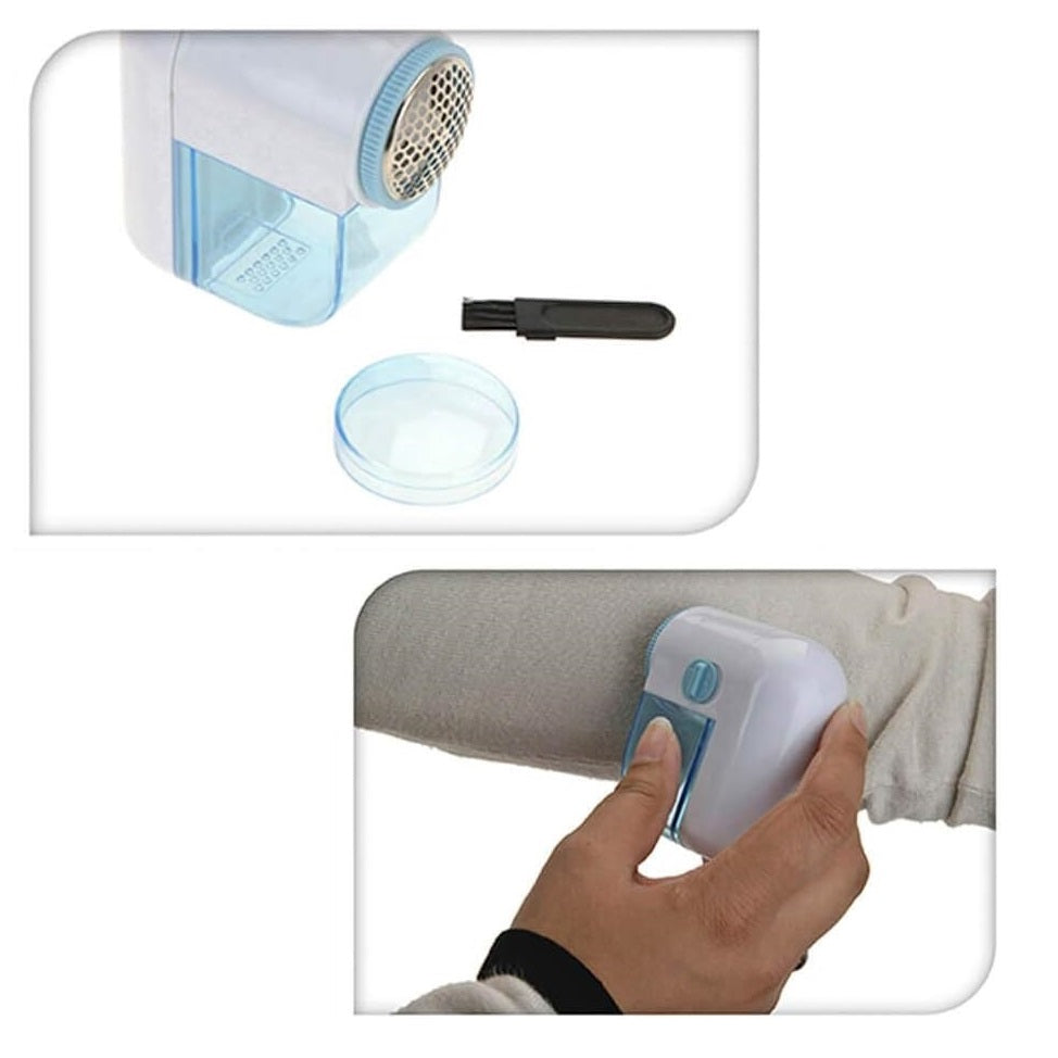 Lint Remover White and Blue 170490580
