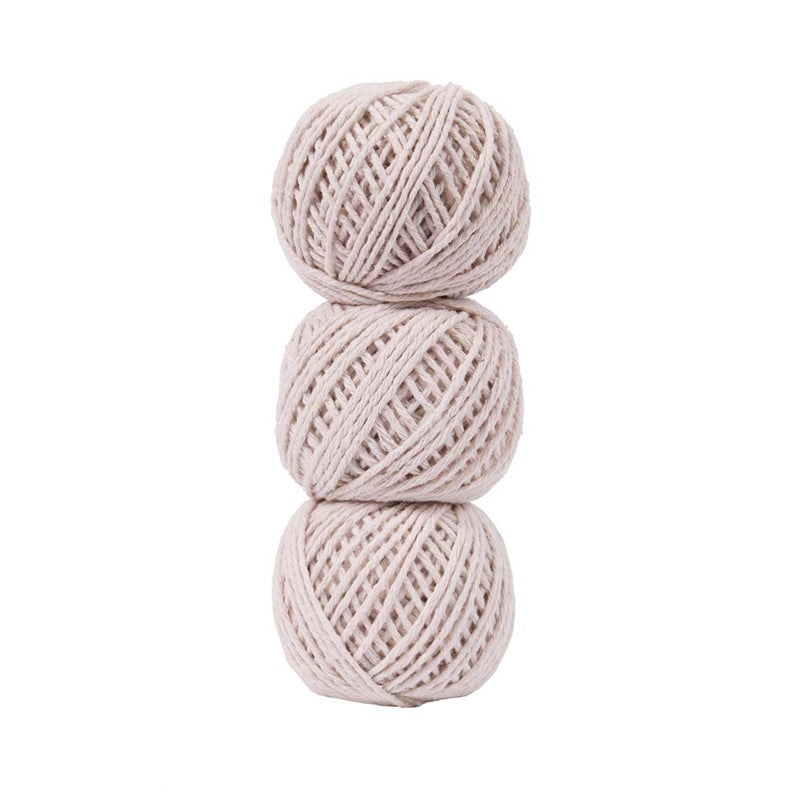 Tallon Just Stationery Cotton String Balls White 90Mtr Pack of 3 5158-48